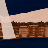 Genève | Jet d'Eau | Blue