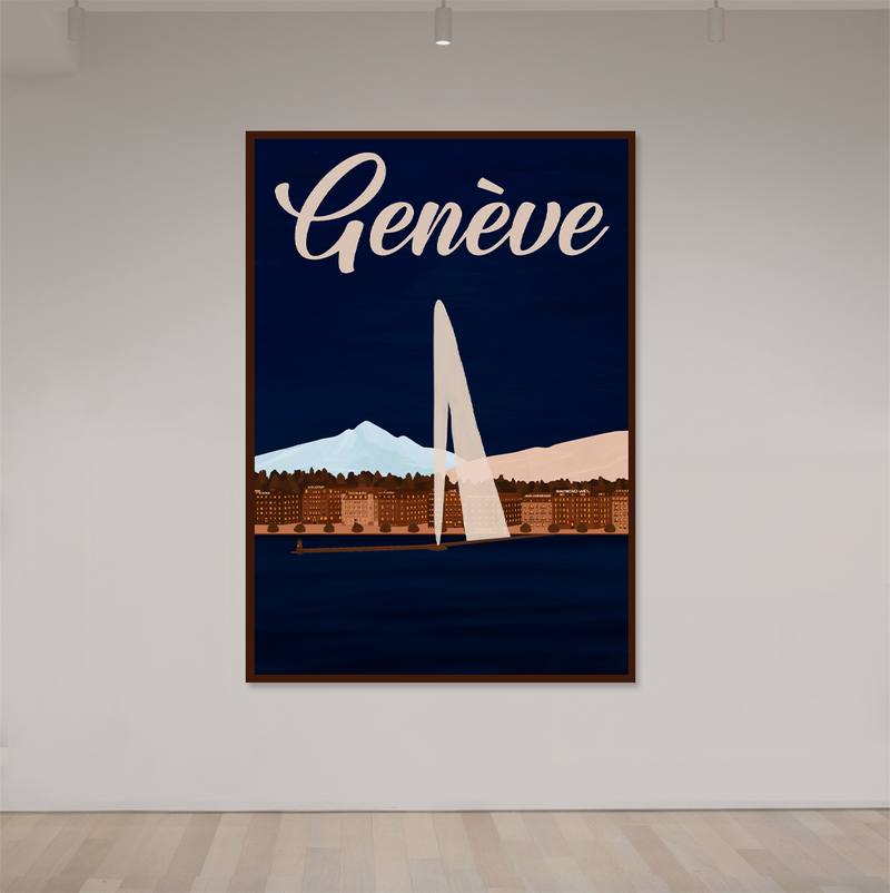 Genève | Jet d'Eau | Blue