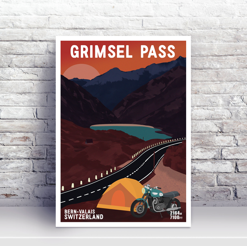 Grimsel Pass | Limited edition | 50 pieces