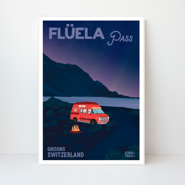 Flüela Pass | Limited edition | 50 pieces