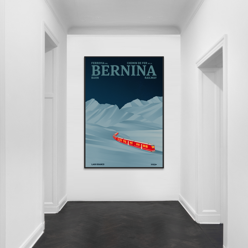 Ferrovia Del Bernina | Lago Bianco | Limited edition | 25 pieces