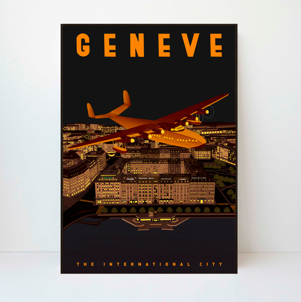 Genève | Quai du Mont-Blanc | Limited edition | 50 pieces