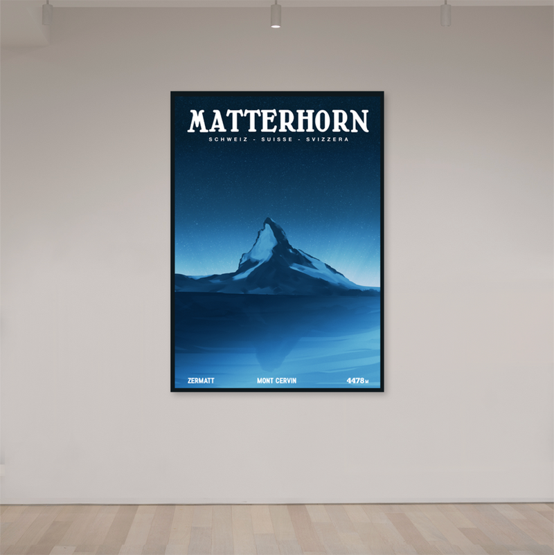 Matterhorn | Blue | Edition Limitée | 25 pièces