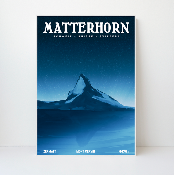Matterhorn | Blue | Edition Limitée | 25 pièces