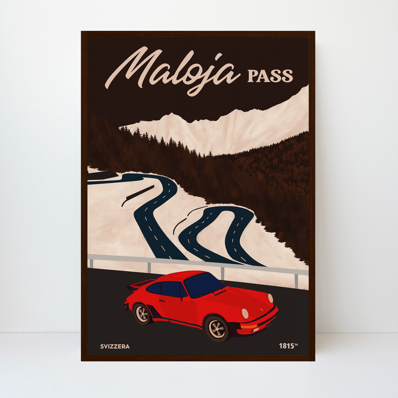 Maloja Pass | Porsche 911 | Edition Limitée | 50 pièces