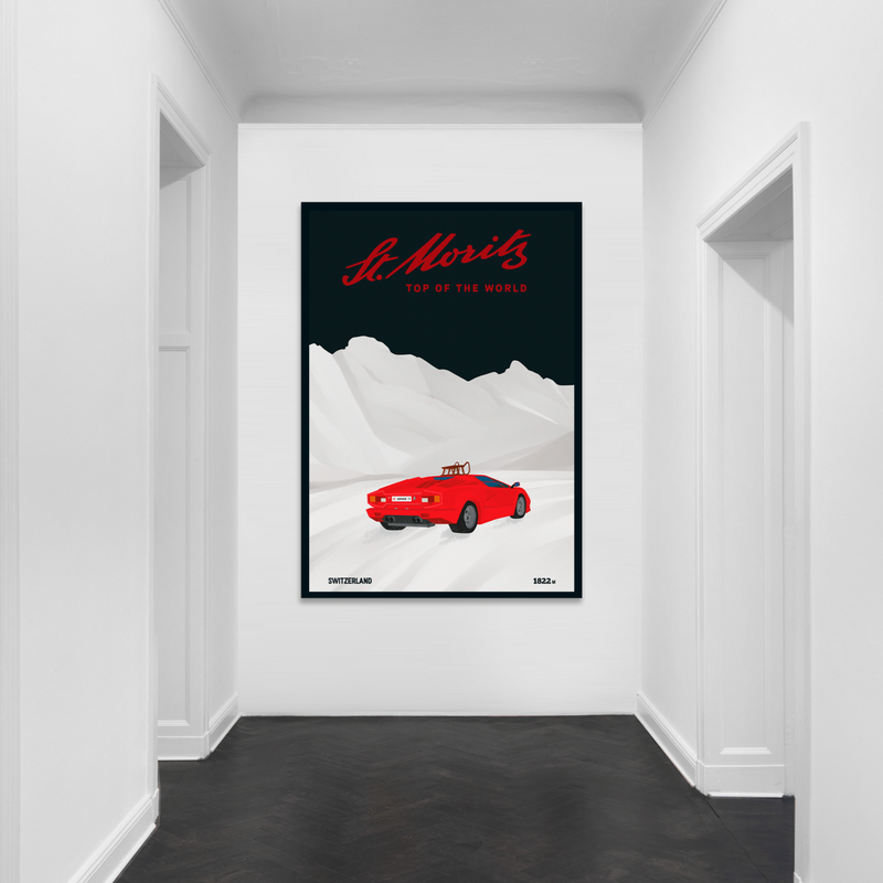 St Moritz | Lamborghini Countach | Limited edition | 25 pieces
